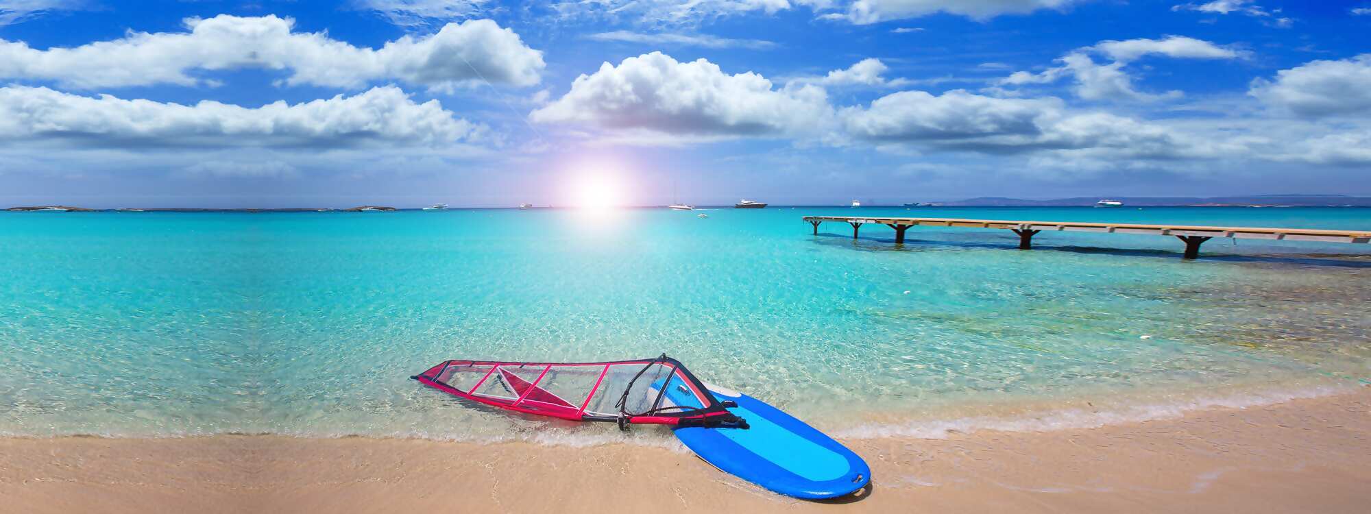 Surfen auf Formentera - Balearen